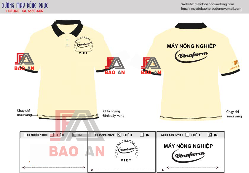 May đồng phục bảo hộ – Xưởng may